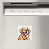 Aimant Retriever doré (In Situ (Lave-vaisselle))