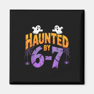 Aimant Rétro 67 Halloween Hanté Épouvantable Six Sept 67 