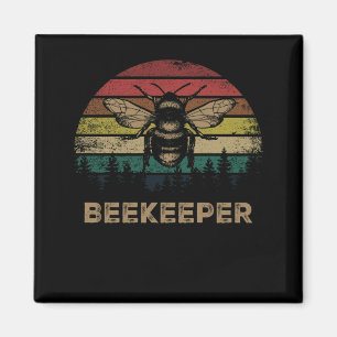 Aimant Retro apiculteur Vintage apiculture Cadeau