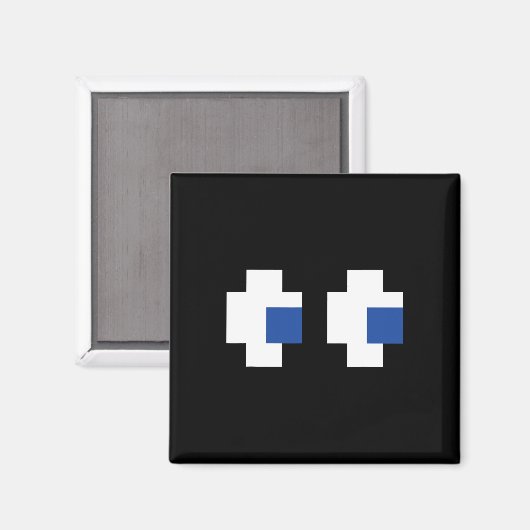 Aimant Retro Arcade Gaming Halloween Ghost Partner Group (Recto/Verso)