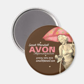 Aimant Retro Avon Représentant (Recto/Verso)