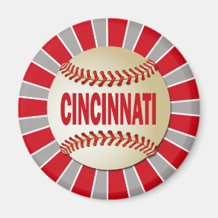 AIMANT RÉTRO BASE-BALL DE CINCINNATI