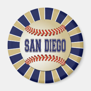 AIMANT RÉTRO BASE-BALL DE SAN DIEGO