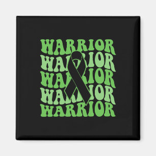 Aimant Rétro Bile Duct Cancer Guerrier Green Ribbon Award