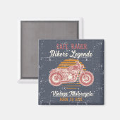 Aimant Retro Cafe Racer (Recto/Verso)