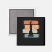 Aimant Rétro Chess Pieces (Recto/Verso)