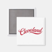 Aimant Retro Cleveland (Recto/Verso)