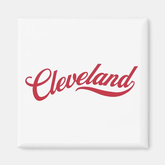 Aimant Retro Cleveland (Devant)