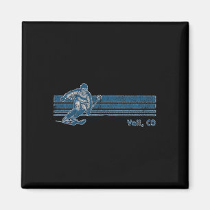 Aimant Retro Colorado Vail Vintage Ski Tee