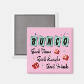 Aimant Retro Dice Bunco (Recto/Verso)