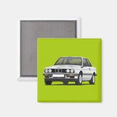 Aimant Rétro E30 Série 3 Argent (Recto/Verso)