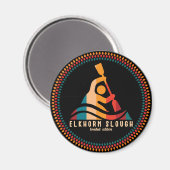 Aimant Retro Elkhorn Slough Kayaking (Recto/Verso)