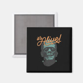 Aimant Retro Funny C'est Alive Frankenstein Monster Éffra (Recto/Verso)