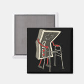 Aimant Retro Gaming Controller Old Gamer With Walker Funn (Recto/Verso)