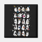 Aimant Retro Ghost Book Imaginaire Series Halloween Book (Devant)