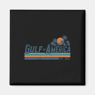 Aimant Retro Golfe De Usa Amérique Est 2025 Golfe Du Mexi