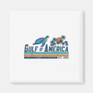 Aimant Retro Golfe De Usa Amérique Est 2025 Turtle Gulf M
