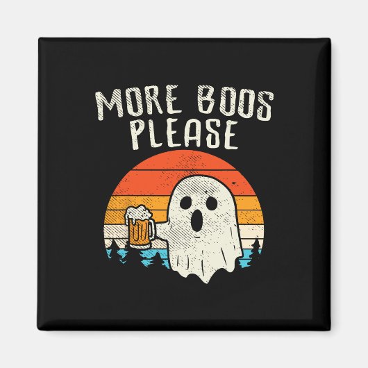 Aimant Retro Halloween Drinki (Devant)