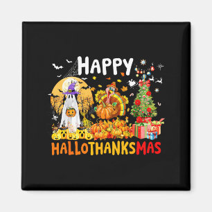 Aimant Retro Halloween Thanksgiving Christmas Joyeux Noël