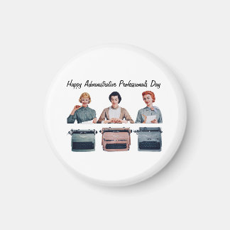 Aimant Retro Happy Administrative Professionals Day 