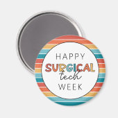 Aimant Retro Happy Surgy Tech Week (Recto/Verso)