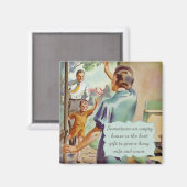 Aimant Rétro Housewife (Recto/Verso)