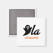 Aimant Retro Kamala Harris Halloween 2024 Comma La Ghost (Recto/Verso)