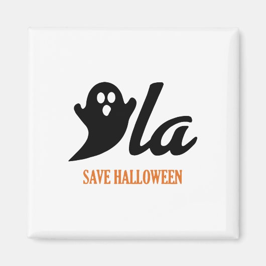Aimant Retro Kamala Harris Halloween 2024 Comma La Ghost (Devant)