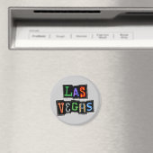 Aimant Retro Las Vegas Neon (In Situ (Lave-vaisselle))
