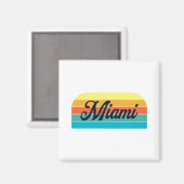 Aimant Retro Miami (Recto/Verso)