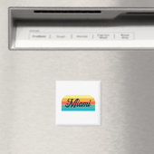 Aimant Retro Miami (In Situ (Lave-vaisselle))