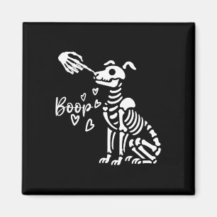 Aimant Retro mignon squelette main botte chien drôle Hall