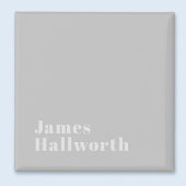 Aimant Rétro Moderne Nom minimum ou Modèle d'entreprise