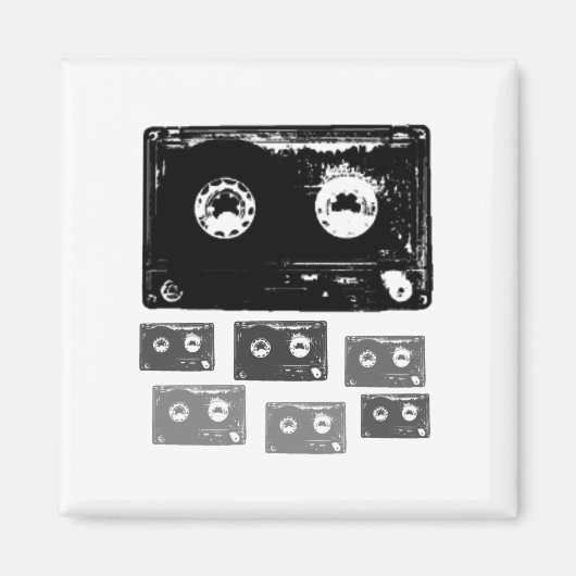 Aimant Retro Music Design ! (Devant)