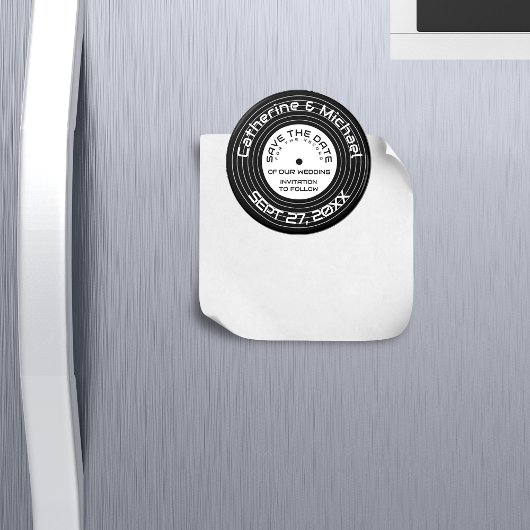 Aimant Retro Music Vinyl Enregistrement Enregistrer La Da