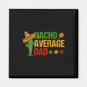 Aimant Retro Nacho papa moyen pour Cinco De Mayo