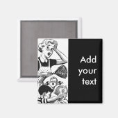 Aimant Rétro Oflhelmed Maman (Recto/Verso)