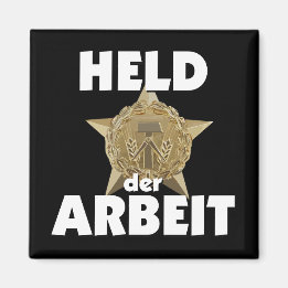 Aimant Rétro Ostalgie RDA Héros du travail Étoile Armoiri