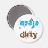 Aimant rétro pour lave-vaisselle (Recto/Verso)