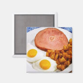Aimant Retro Pour Le Dîner (Recto/Verso)