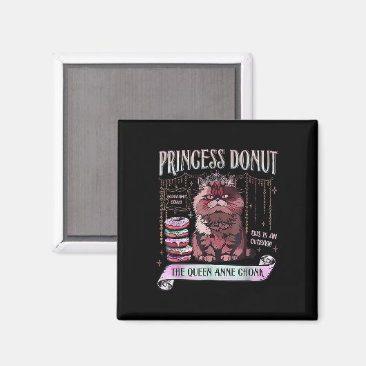 Aimant Retro Princess Donut Dungeon Crawler Carl Book Lov (Recto/Verso)