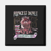 Aimant Retro Princess Donut Dungeon Crawler Carl Book Lov (Devant)
