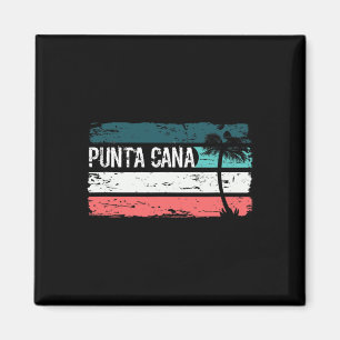 Aimant Retro Punta Cana en détresse