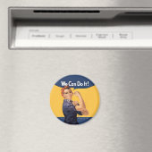 Aimant Retro Rosie Nous Pouvons Le Faire (In Situ (Lave-vaisselle))