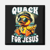 Aimant Retro Rubber Duck Christian Rubber Ducky Quacks Fo (Devant)