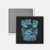 Aimant Retro Summer Gulf Of Mexico Forever Turtle Beach G (Recto/Verso)