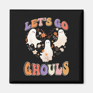 Aimant Retro Super Go Ghouls Drôle Coupl Halloween