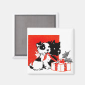 Aimant Retro Terrier et Scotty Dogs (Recto/Verso)