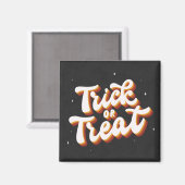 Aimant Retro Trick ou Treat (Recto/Verso)