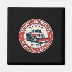 Aimant Retro Trump's Snowflake Removal Service Funny Trum